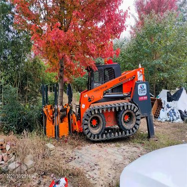 多功能装载机铲斗 装载扫地机 大型园林机械滑移机 螺旋钻机