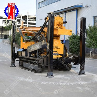 巨匠集团机械顶驱式水气两用钻机 JDL-400气动打井机 勘探打井多功能一体机