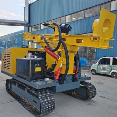 钢强 小型公路护栏打桩机 挖改潜孔钻机 矿山凿岩机 混凝土打桩