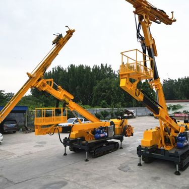 全液压隧道钻机 多功能锚杆台车 高度可伸缩操作便捷