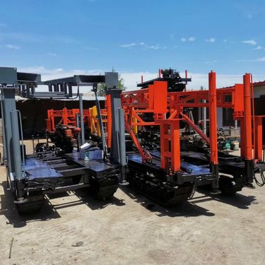 高支腿油缸折叠塔履带钻机底盘1.5米油缸橡胶履带钻机底盘