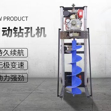 建筑地基打桩 坑道钻机 推轮式电杆打桩机 地基加固注浆钻机