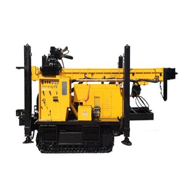 履带式液压水井钻机 200米气动打井钻机中深孔岩石钻井机设备