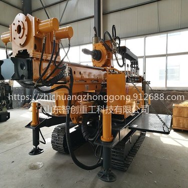 智创 ZC-1 锚固钻机 气两用钻机 深基坑锚固旋喷多功能钻机 水井钻机