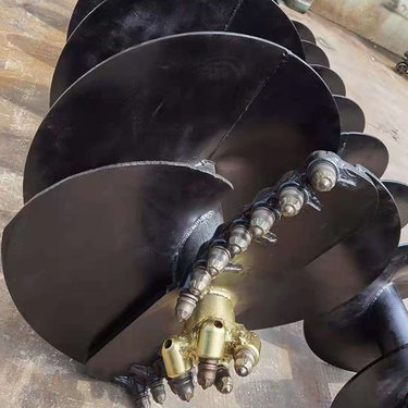 艾立克螺旋钻机 液压动力螺旋打桩机 挖掘机动力头