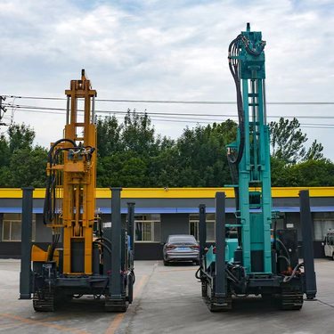 柴油液压升降打井机 水气两用水井钻机 小型农用取芯机