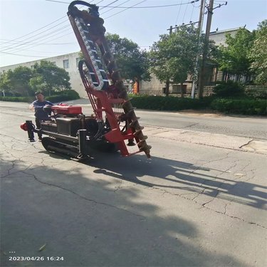 雷力机械W711房屋基础加固钻机打桩钻孔速度快