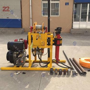 久钻小型岩土勘察钻机 轻便液压勘探设备QBY-50B岩芯钻探机