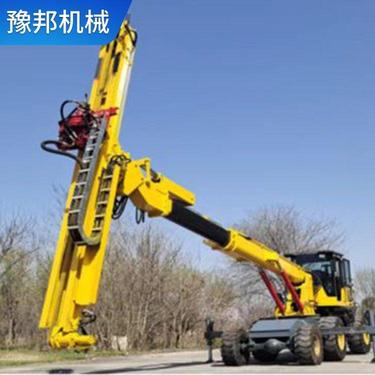 轮式隧道钻机 多地形煤矿用注浆加固钻孔机 维护便捷